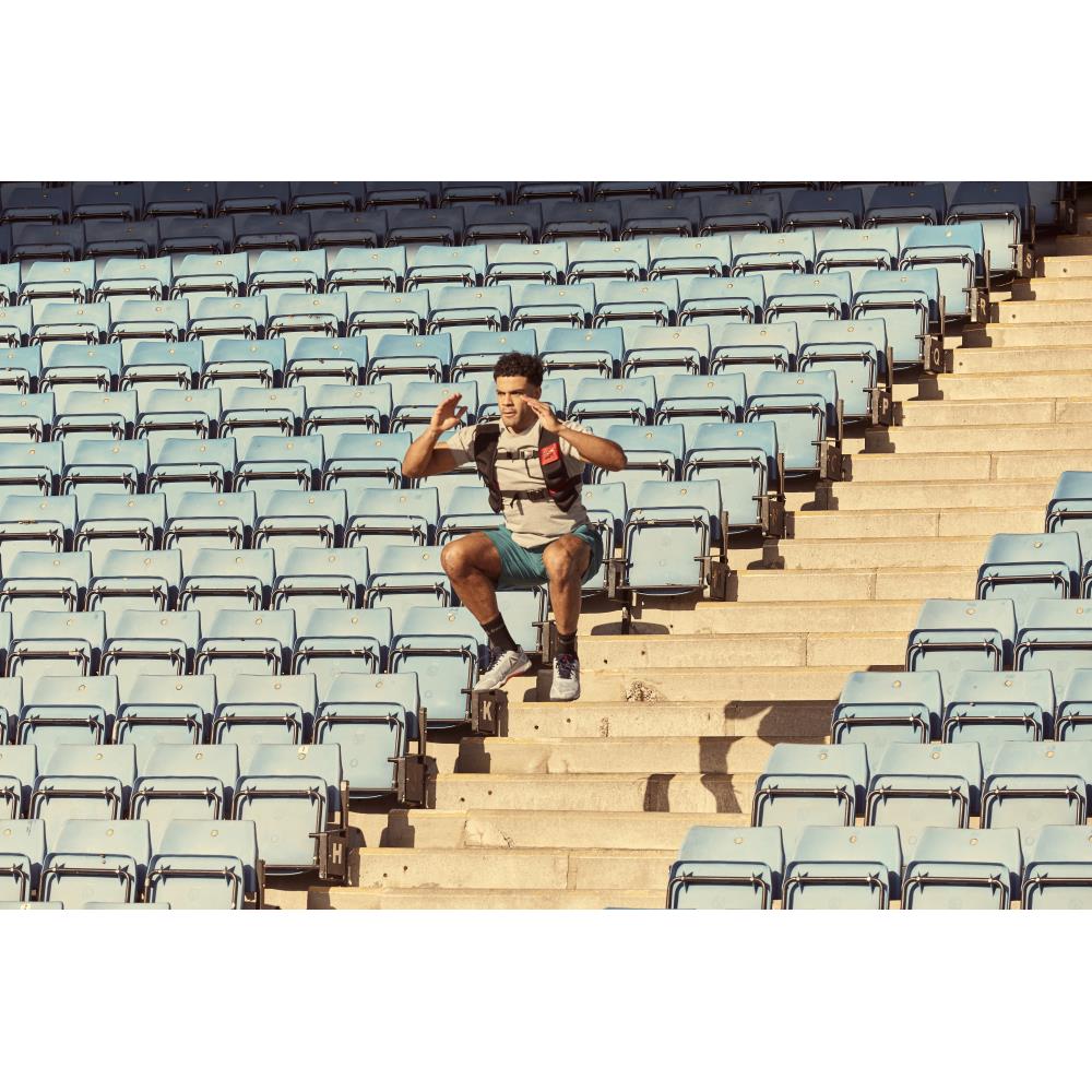 Viktväst - Reebok Weight West - 5 kg - Svart Röd