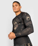 Rashguard - Venum - 'Santa Muerte Dark Side' - Långärmad - Svart-Brun