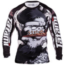 Rashguard - Tatami - 'Chess Gorilla' - Vit-Svart