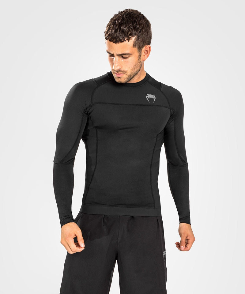 Rash Guard - Venum - 'G-Fit Air' - Långärmad - Svart