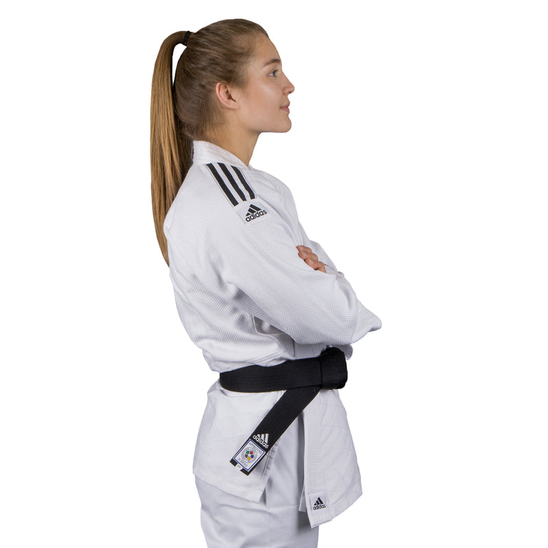 Judo Uniform - Adidas Judo - 'Training J500' - Vit-Svart