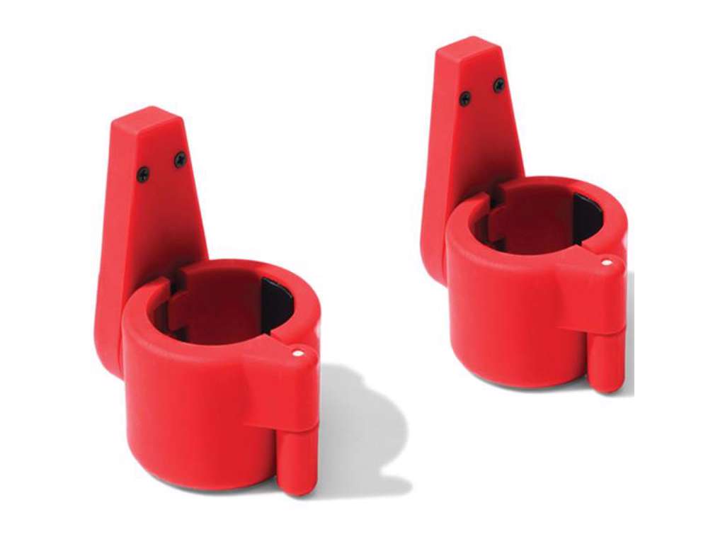 Lås til olympisk stav - Jordan - ClickLock 50mm - Röd