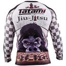 Rashguard - Tatami - 'Chess Gorilla' - Vit-Svart
