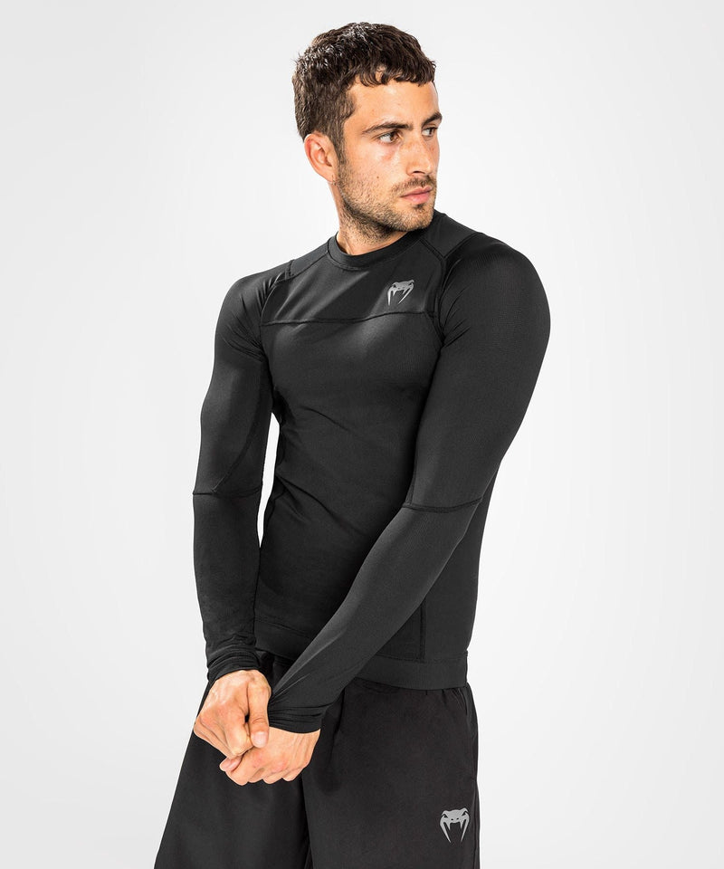 Rash Guard - Venum - 'G-Fit Air' - Långärmad - Svart