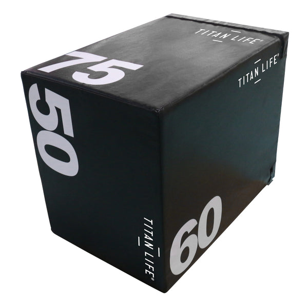 Soft Plyo Box - Titan Life Pro - 3-i-1 - Svart