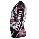 Rashguard - Tatami - 'Chess Gorilla' - Vit-Svart
