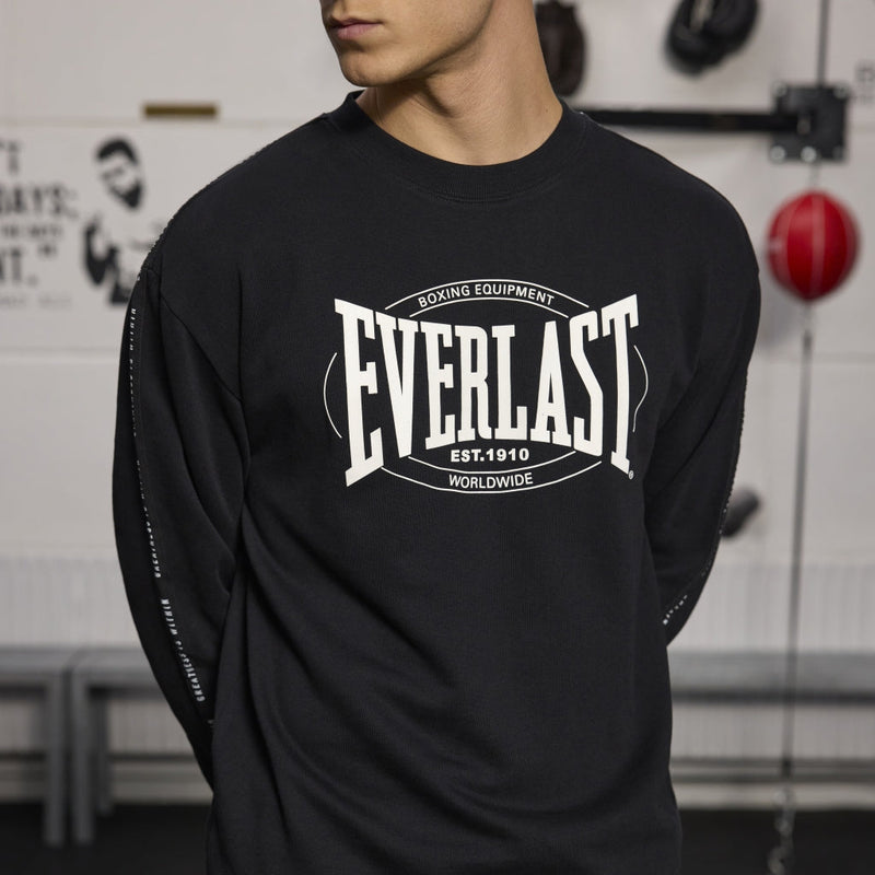 Sweatshirt - Everlast - 'Worldwide Greastest Crew Sweat' - Svart