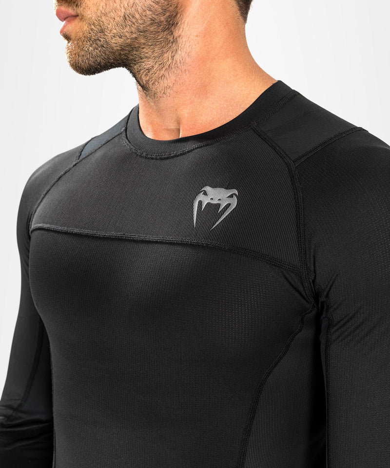 Rash Guard - Venum - 'G-Fit Air' - Långärmad - Svart