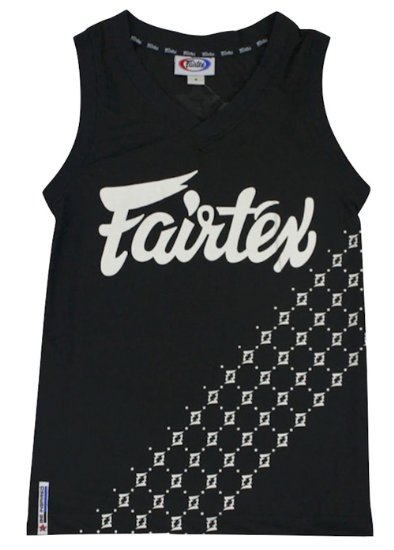 Tank Top - Fairtex - 'JS6' - Svart
