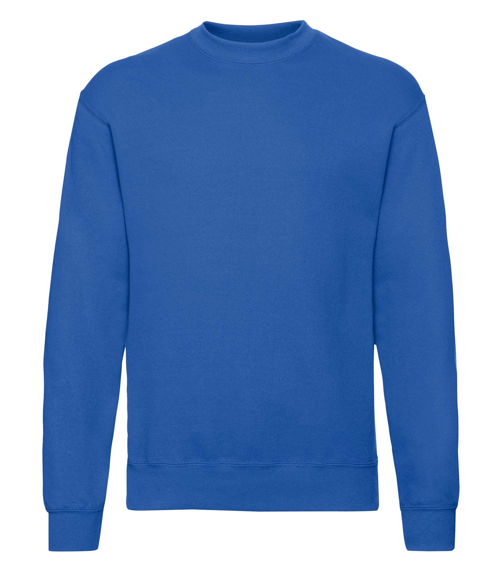 Tröja - Fruit of the Loom - Crewneck - Kungsblå
