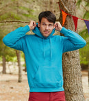 Luvtröja - Fruit of the Loom - 'Classic' - Grå