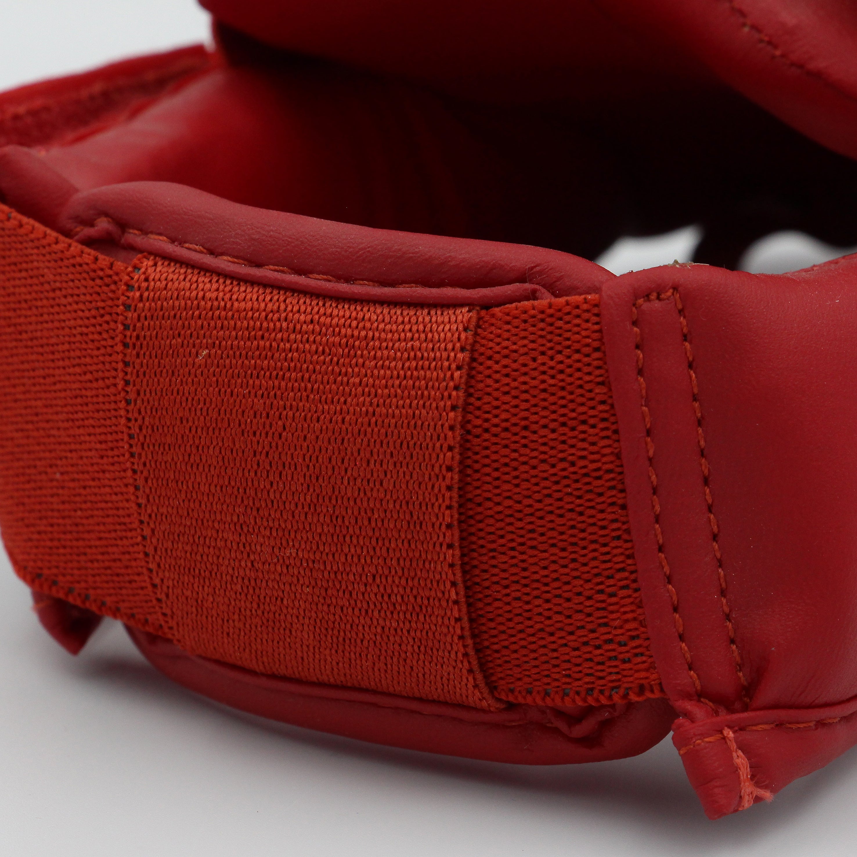 Benbeskytter m. fod - Adidas - WKF - Rød