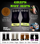 Grips - Bear KompleX - 'Carbon Comp' - 3 holes - lila
