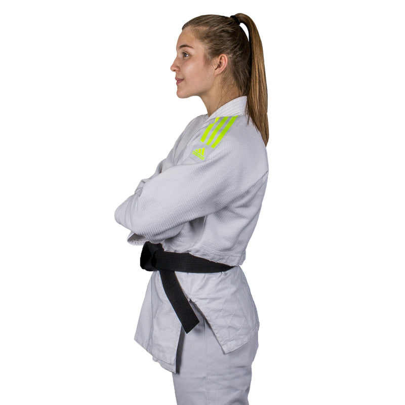 Judo Uniform - Adidas Judo - 'Quest J690' - Vit-Gul