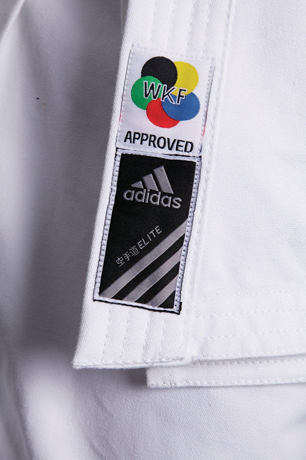 Karatedräkt - Adidas Karate - 'K380J ' - WKF - Vit