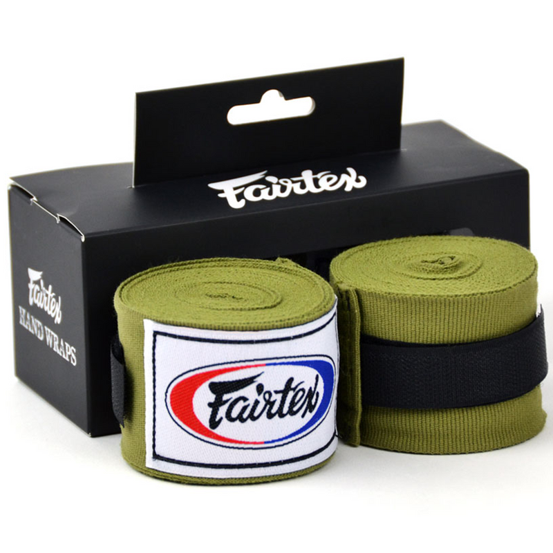 Boxningslindor - Fairtex - 'HW2' - 2.5m - Green Olive