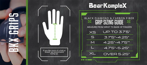 Grips - Bear KompleX - 'No Holes Speed Grips' - Carbon