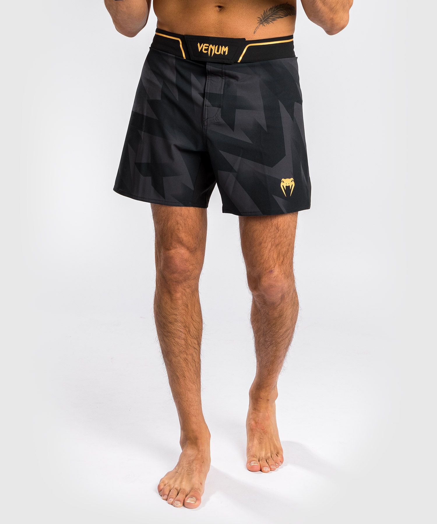 Fightshorts - Venum - 'Razor' - Svart-Guld
