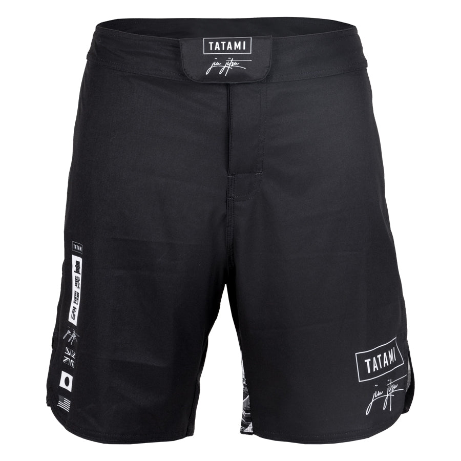 MMA Shorts - Tatami Fightwear - Kanagawa Shorts - Svart
