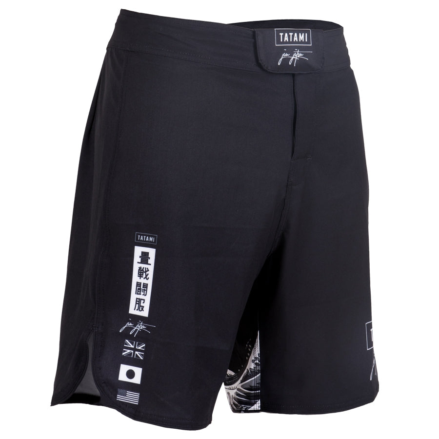MMA Shorts - Tatami Fightwear - Kanagawa Shorts - Svart