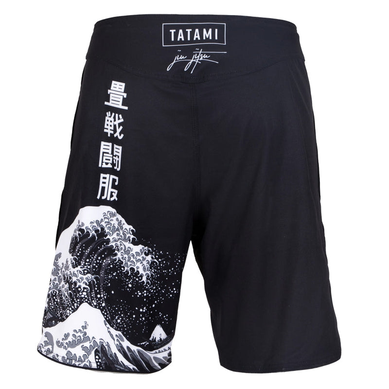 MMA Shorts - Tatami Fightwear - Kanagawa Shorts - Svart