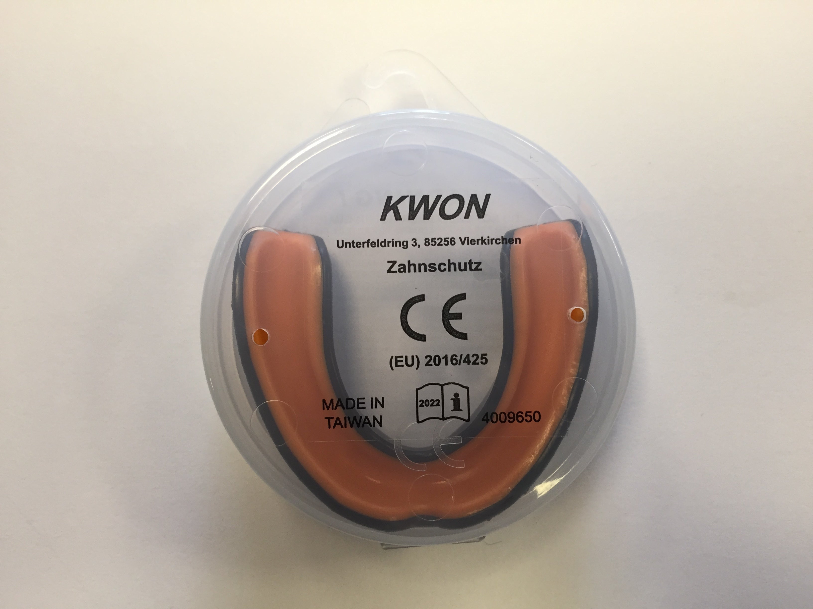 Munskydd - Kwon - 'Gel' - svart/orange