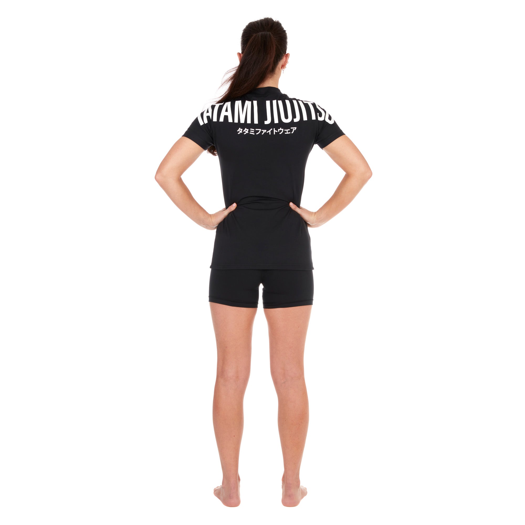 Rash Guard - Dam - Tatami Fightwear - 'Impact' - Kortärmad - Svart