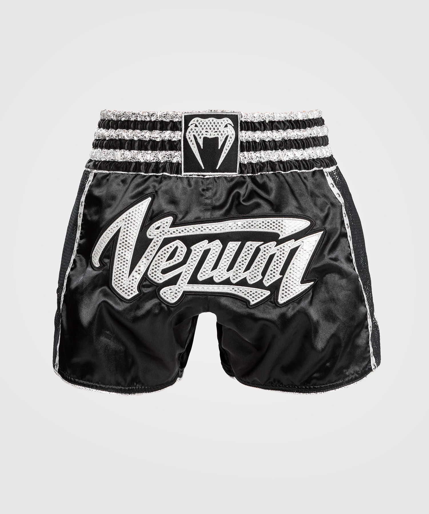 Muay Thai Shorts - Venum - 'Absolute 2.0' - Svart/Silver