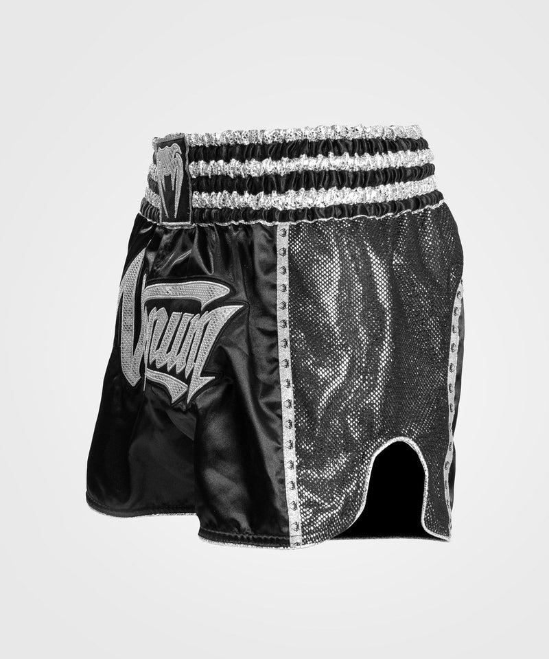 Muay Thai Shorts - Venum - 'Absolute 2.0' - Svart/Silver
