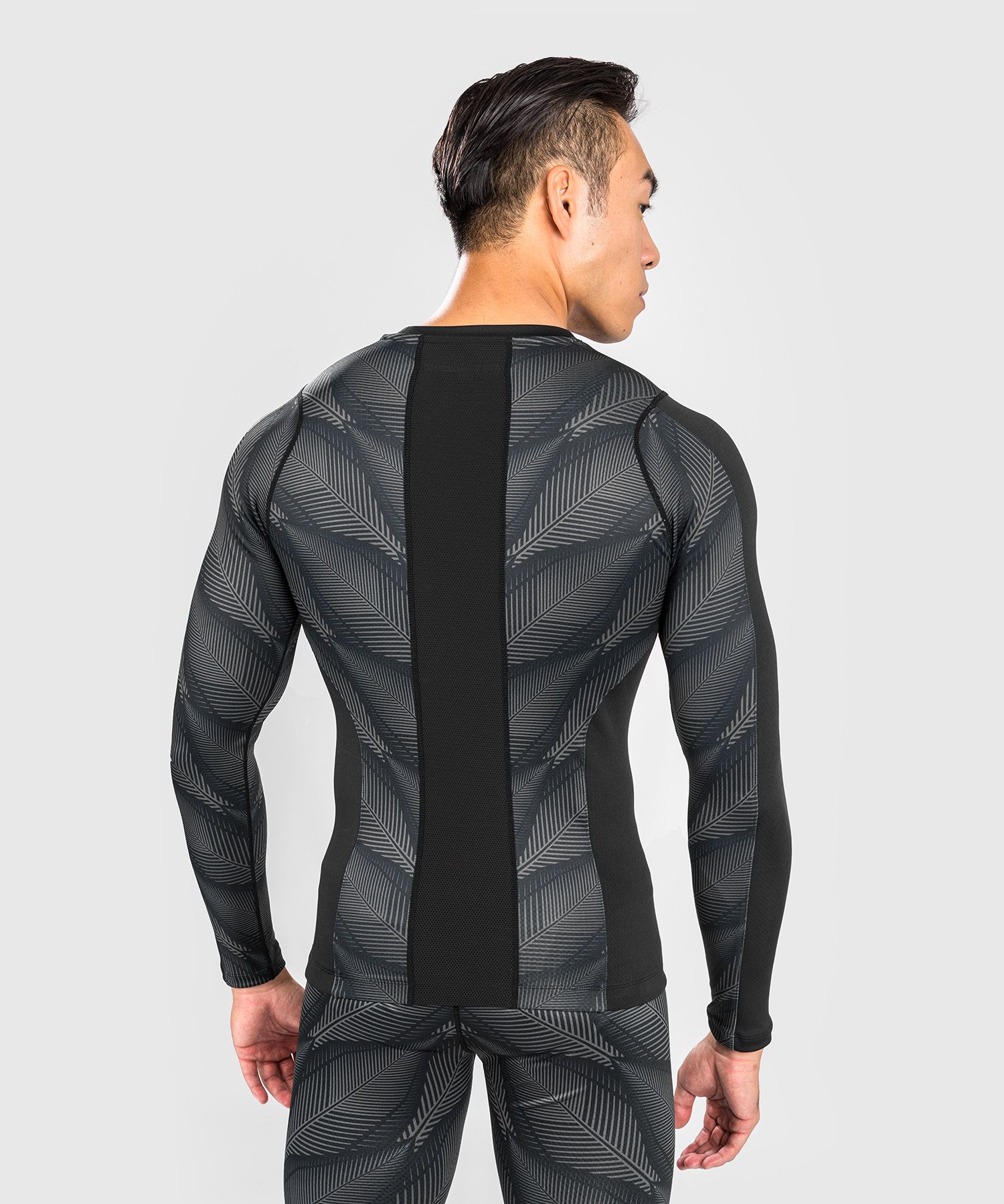 Rash Guard Long Sleeves 'Phantom' - Venum - Svart-Röd
