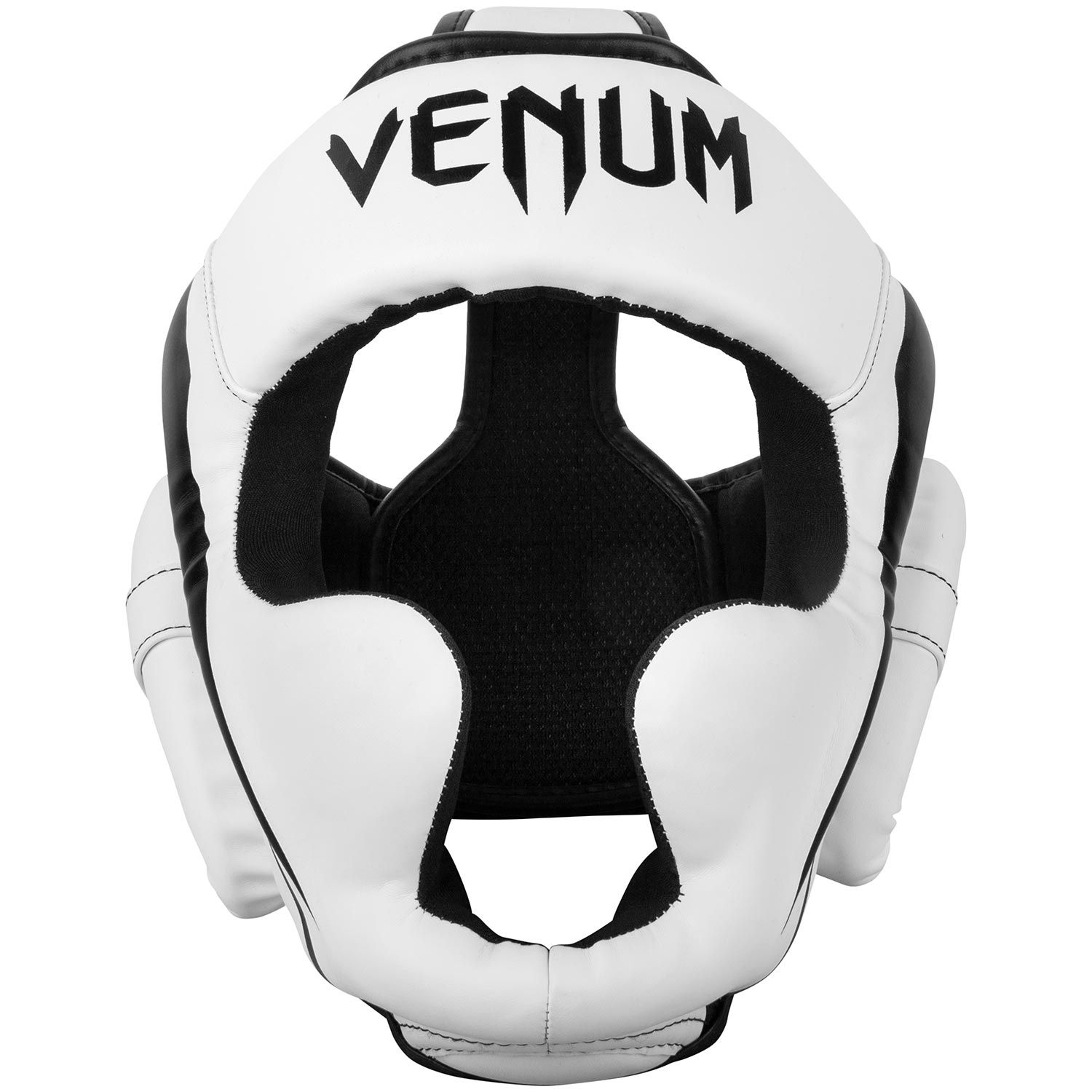 Boxningshjälm - Venum Huvudbonader 'Elite' - Vit / Svart - One-Size