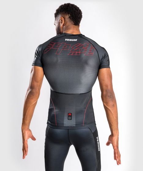 Rashguard - Venum - Okinawa 3.0 - Kortärmad - Svart-Röd