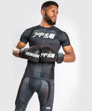 Rashguard - Venum - Okinawa 3.0 - Kortärmad - Svart-Röd