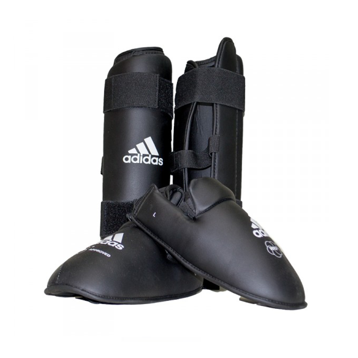 Benskydd - Adidas Karate - WKF - Svart