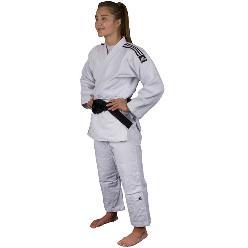 Judo Uniform - Adidas Judo - 'Champion 2.0' - Regular Fit - Vit