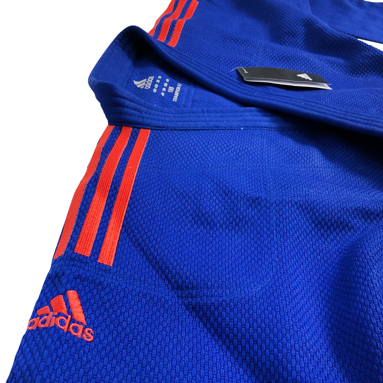 Judo Uniform - Adidas Judo - 'Champion 2.0' - Slim Fit - Blå-Röd