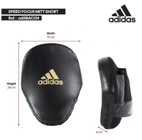 Spothandske - Adidas Speed Pads - Svart/Guld