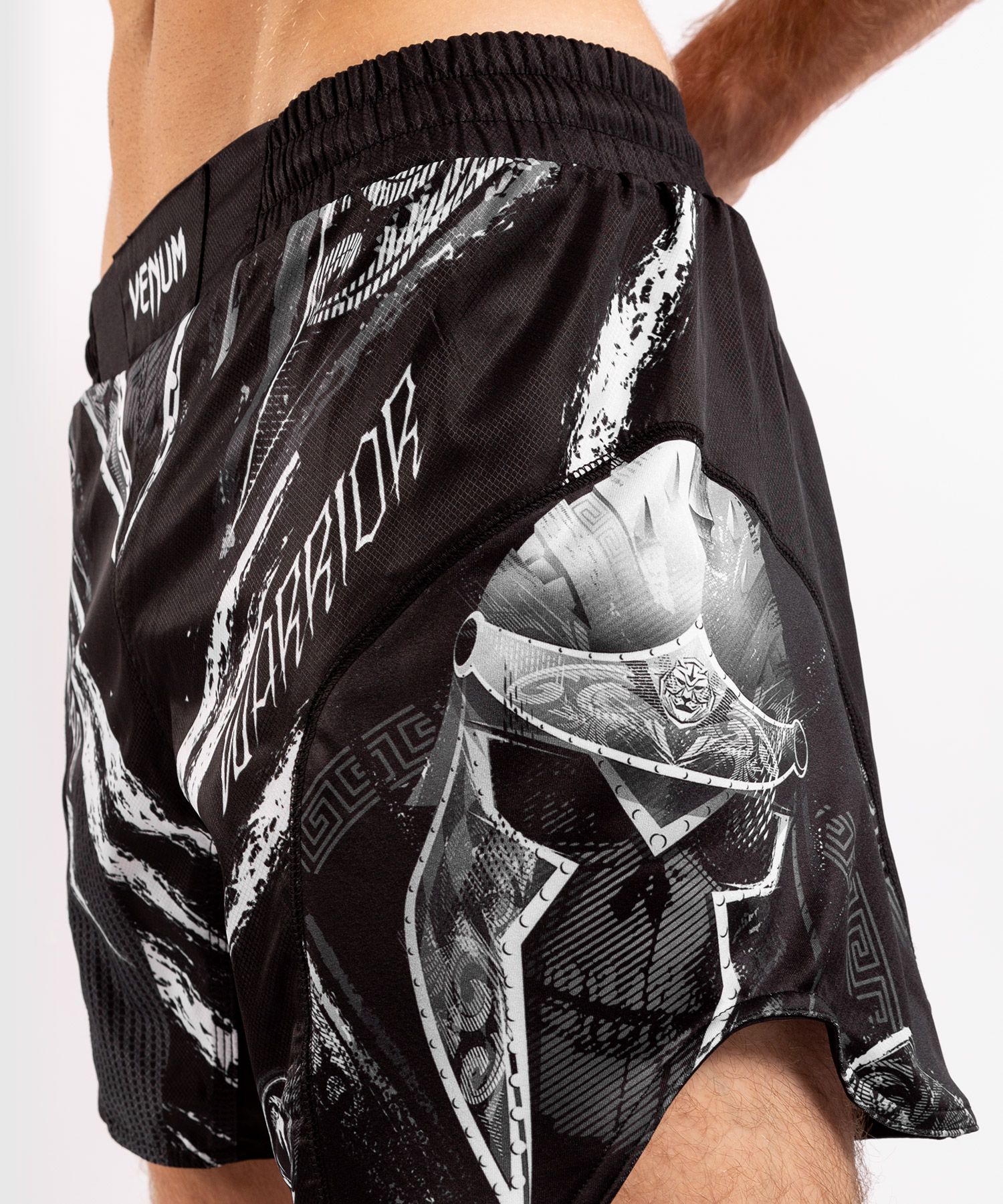 Fight Shorts - Venum - 'GLDTR 4.0' - Svart-Vit