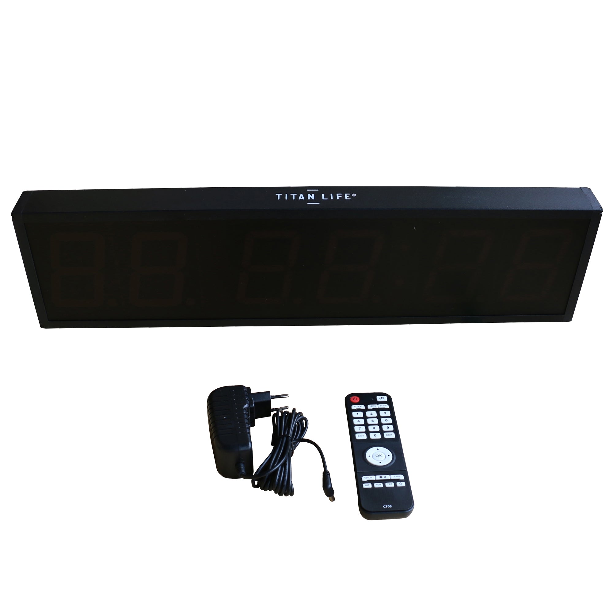 Gym Timer - Titan Life Pro - Inkl. Fjernbetjening - Svart