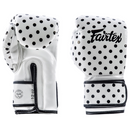 Boxningshandskar - Fairtex - 'BGV14WP' - Vit Polka