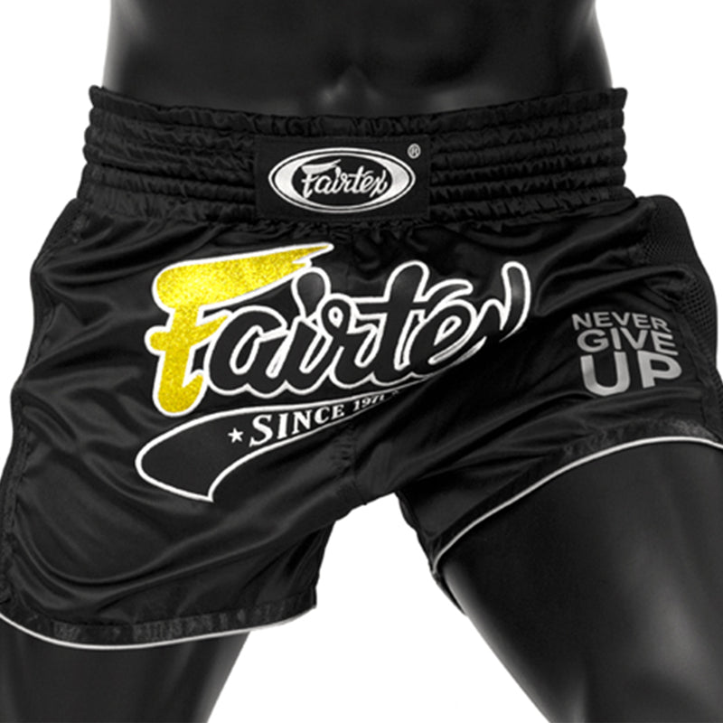 Muay Thai Shorts - Fairtex - 'BS1708' - Svart