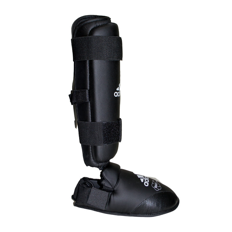 Benskydd - Adidas Karate - WKF - Svart