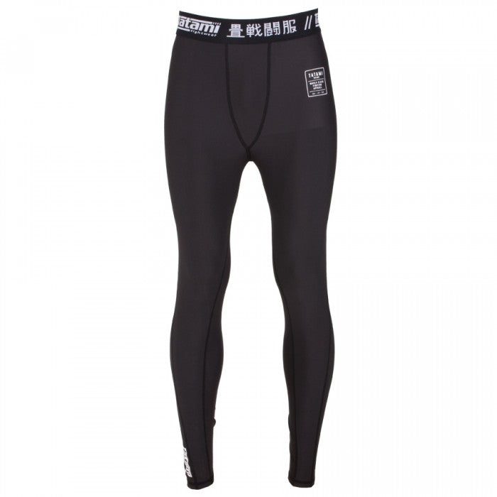 Grappling Tights - Tatami Spats - Tatami Black Nova Spats - Kids