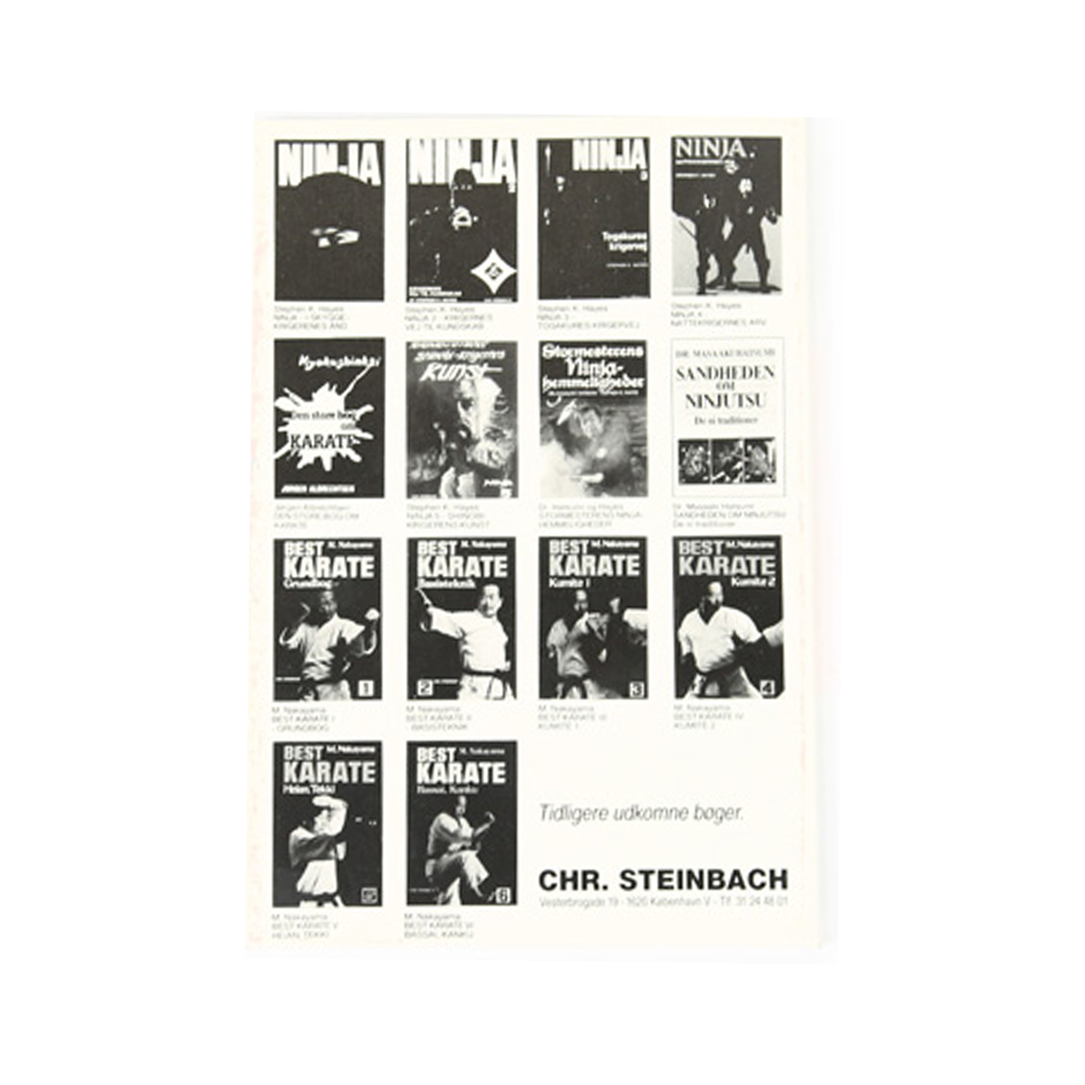 Bog - Bruce Lee´s Kampmetode "Selvforsvars-teknik".