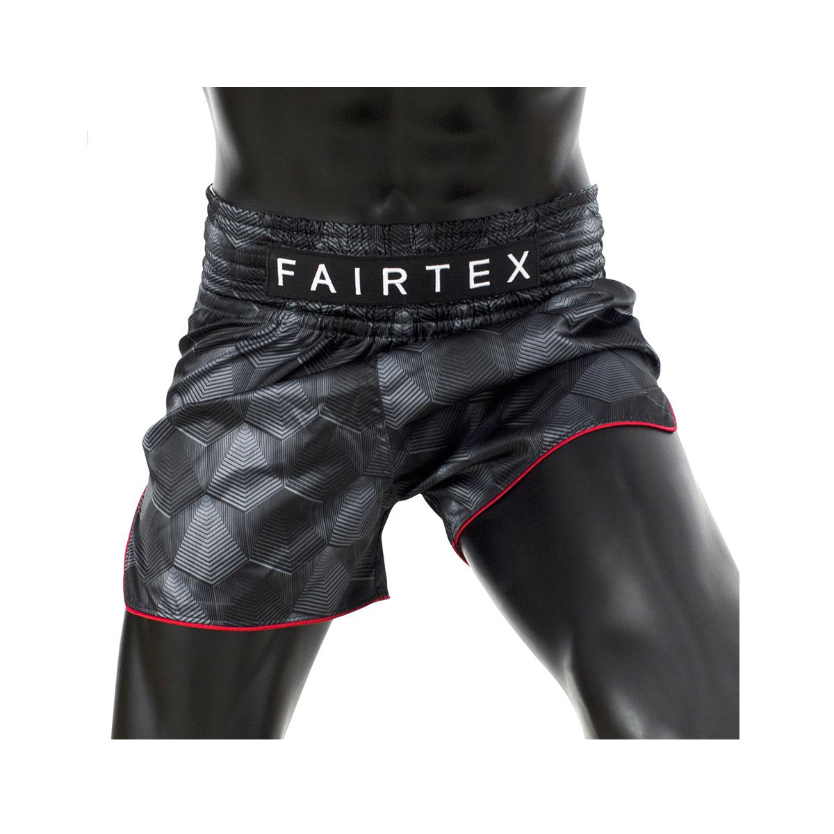 Muay Thai Shorts - Fairtex - BS1901 - Svart-Röd