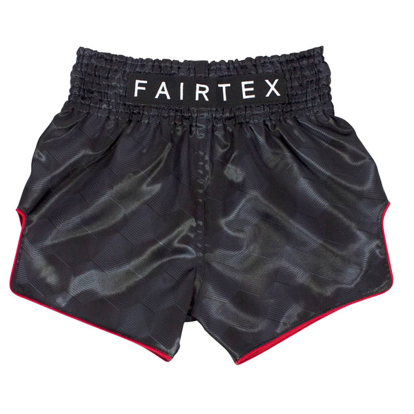 Muay Thai Shorts - Fairtex - 'BS1901' - Svart-Röd