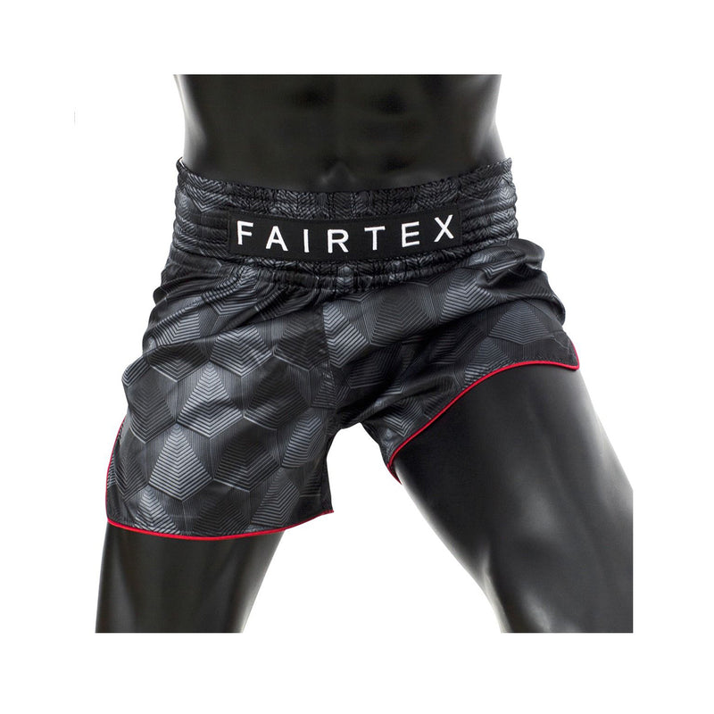 Muay Thai Shorts - Fairtex - 'BS1901' - Svart-Röd