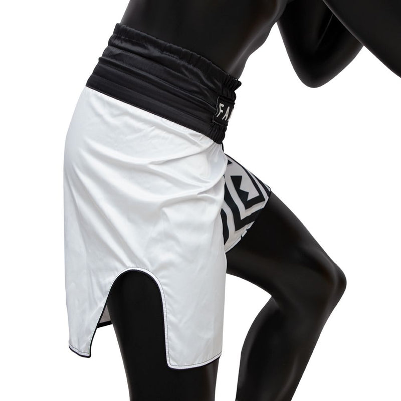 Boxing Shorts - Fairtex - Mono - Black/White