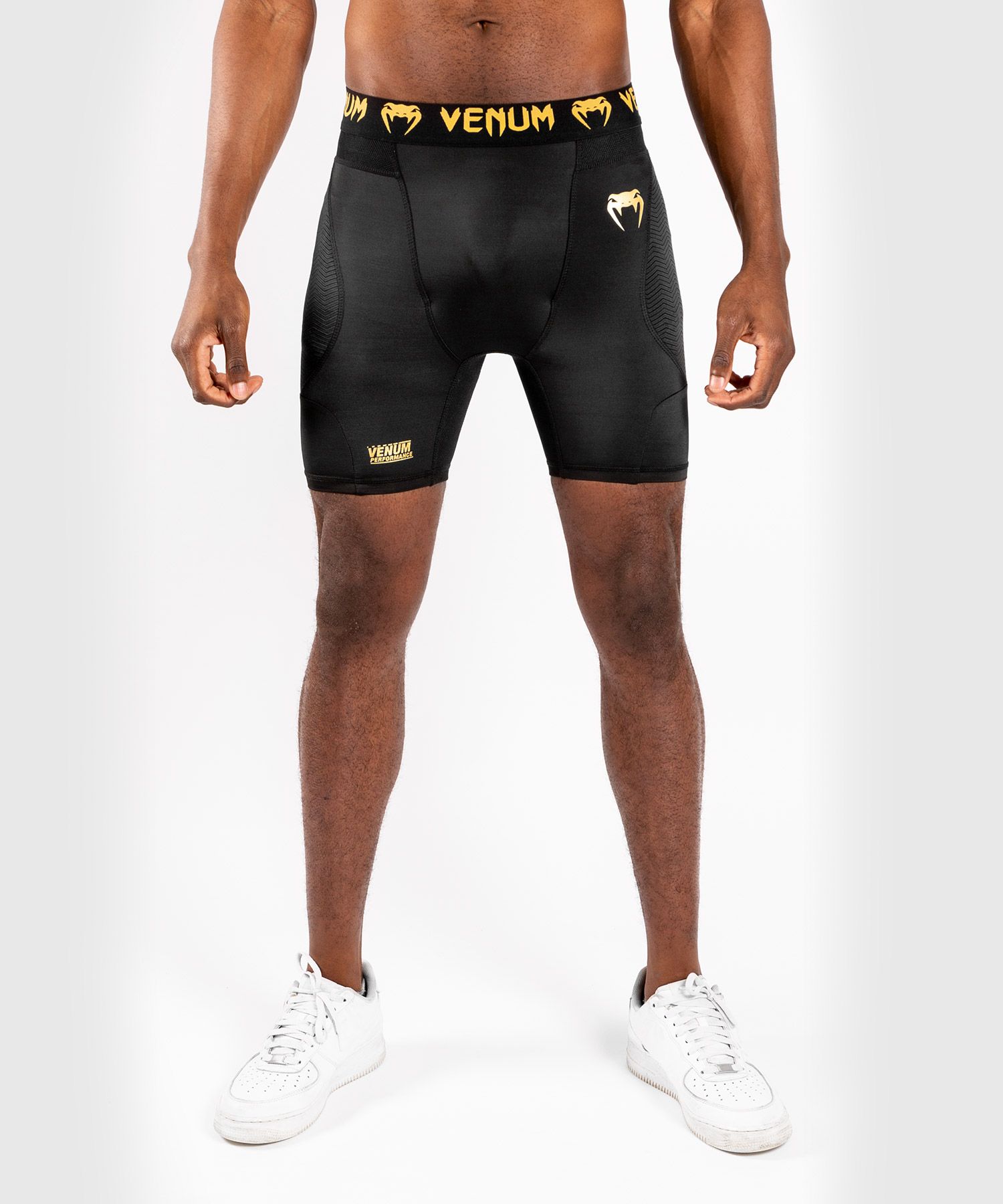 Compression Shorts - Venum - 'G-Fit' - Black/Black