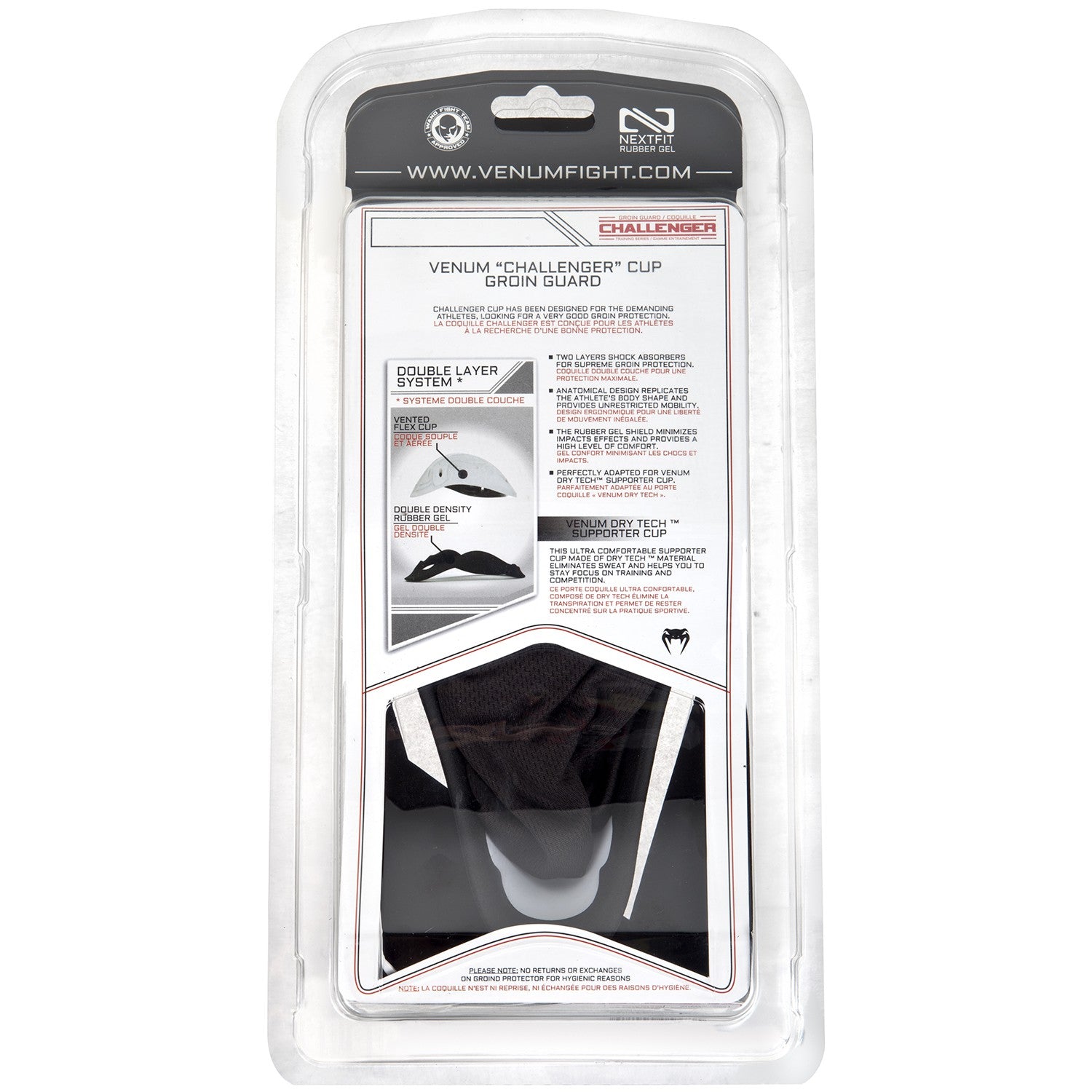 Suspensoar - Venum - 'Challenger' - Svart-Vit